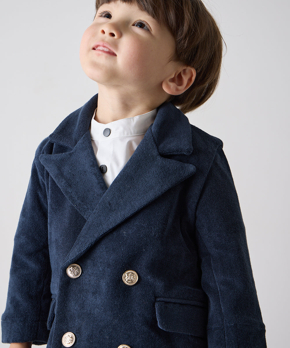 ダブルボタンパイルテーラードジャケット