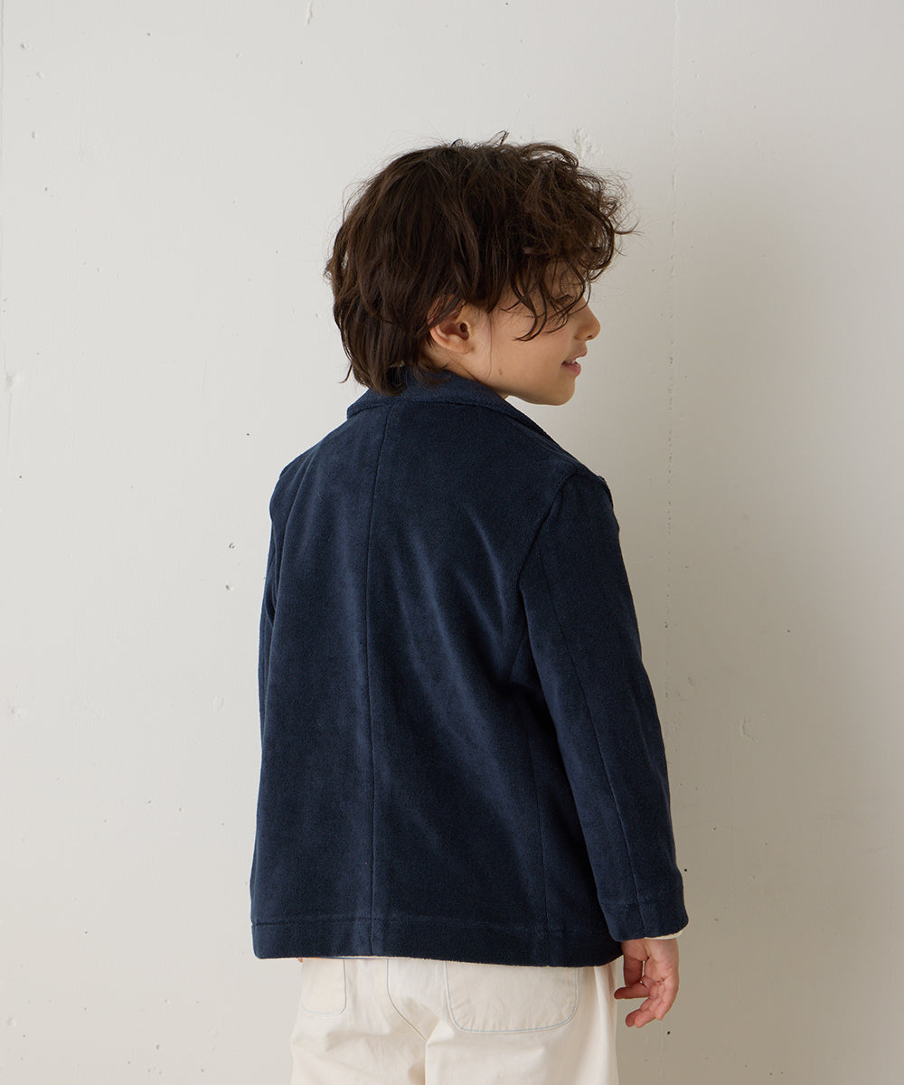 ダブルボタンパイルテーラードジャケット