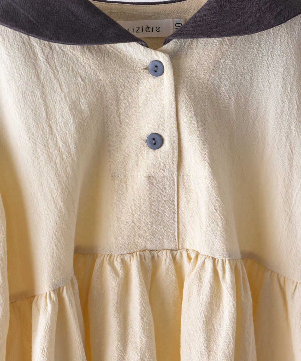 バイカラーセーラーカラーワンピース