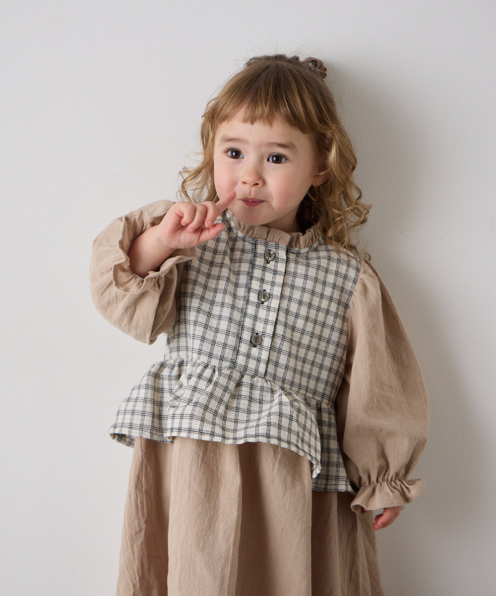 レイヤード風ワンピース