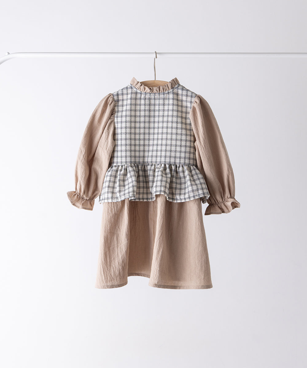 レイヤード風ワンピース