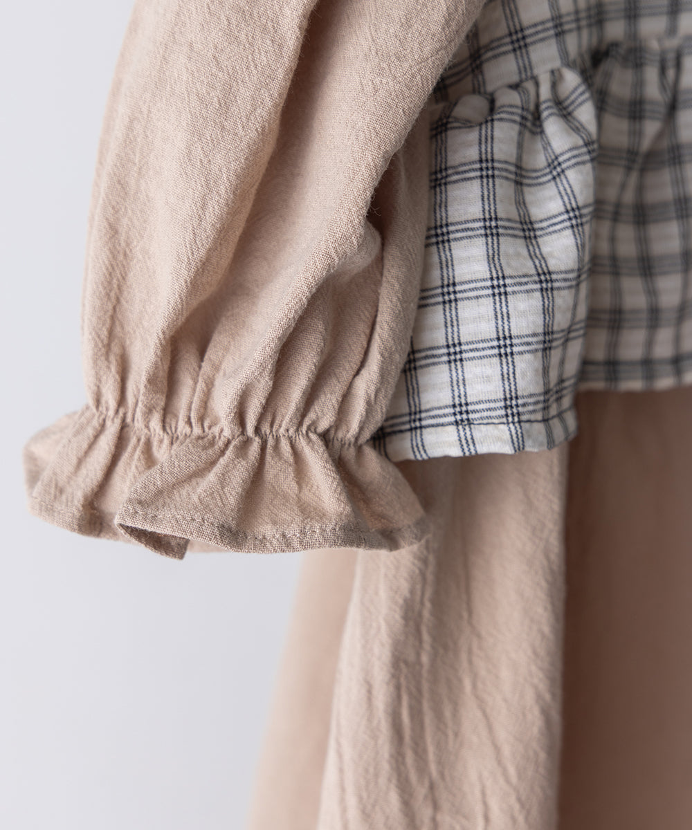 レイヤード風ワンピース