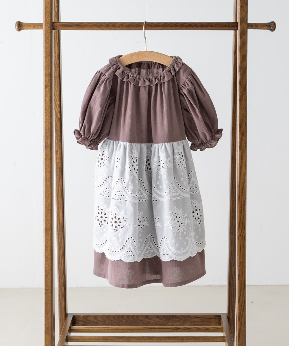 【リンク】スカラップレースエプロンワンピース