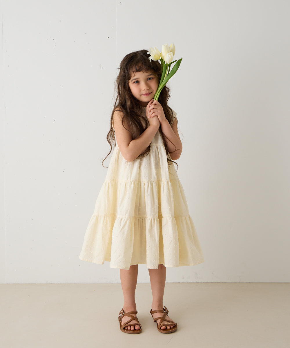 ドビードットバックリボンワンピース