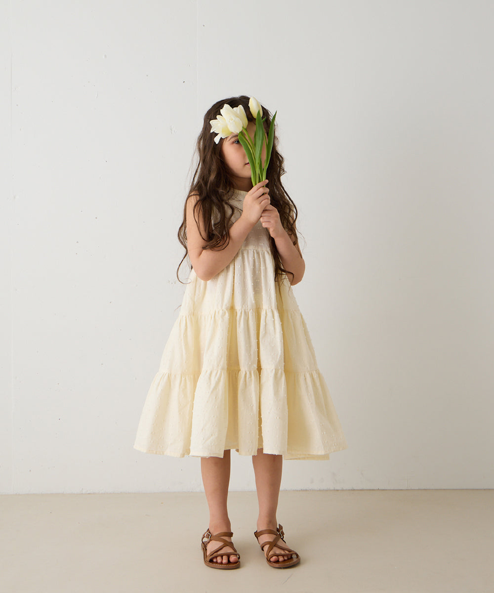 ドビードットバックリボンワンピース