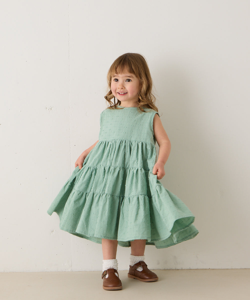 ドビードットバックリボンワンピース