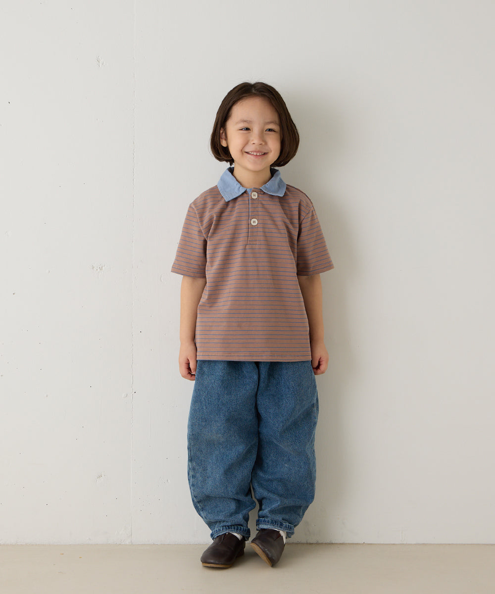 バイカラーポロシャツ