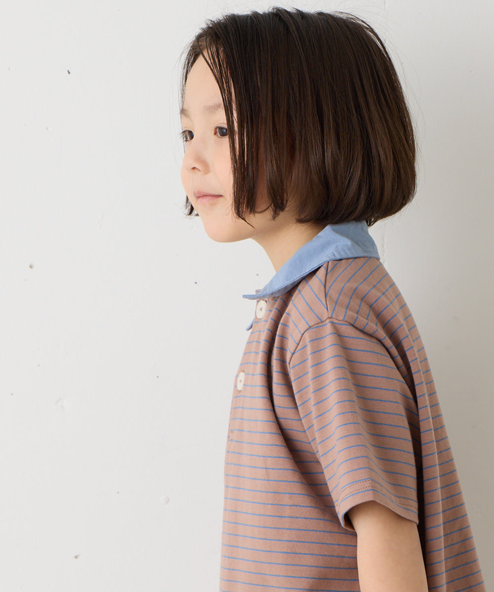 バイカラーポロシャツ