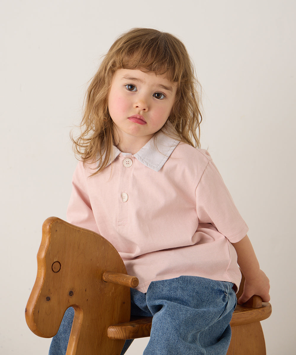 バイカラーポロシャツ