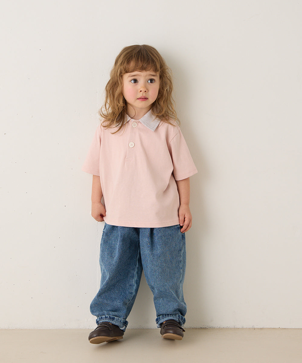 バイカラーポロシャツ