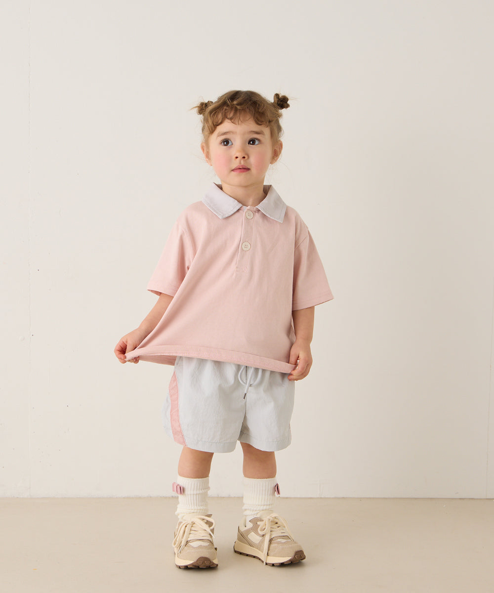 バイカラーポロシャツ