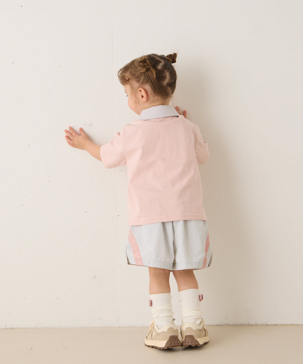 バイカラーポロシャツ