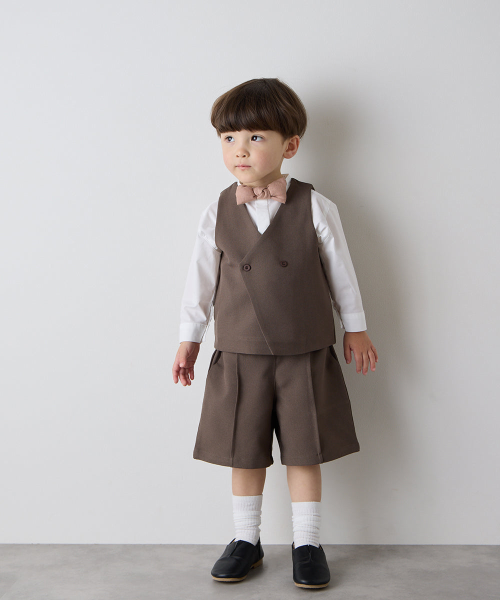 センターシームハーフパンツ(ウエストゴム調整)