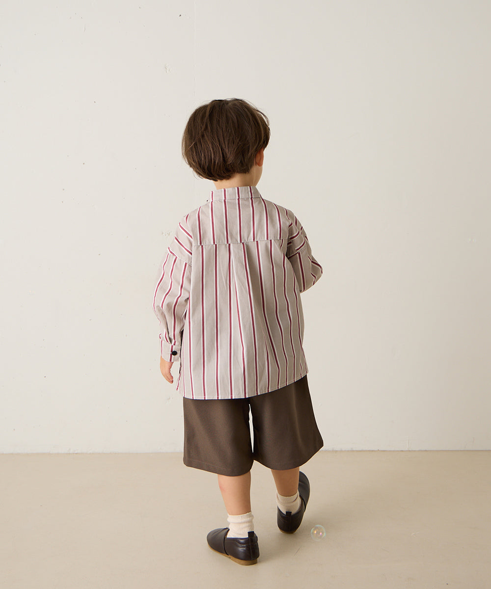 センターシームハーフパンツ(ウエストゴム調整)