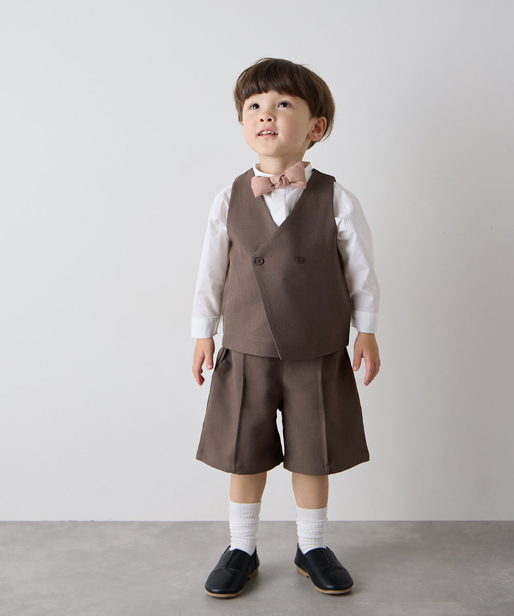 センターシームハーフパンツ(ウエストゴム調整)