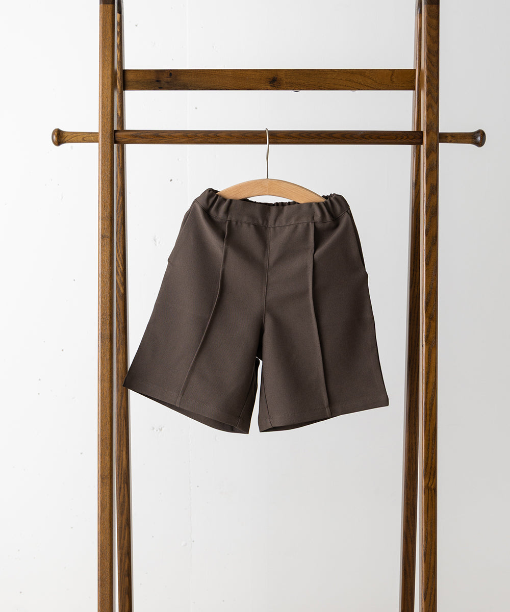 センターシームハーフパンツ(ウエストゴム調整)