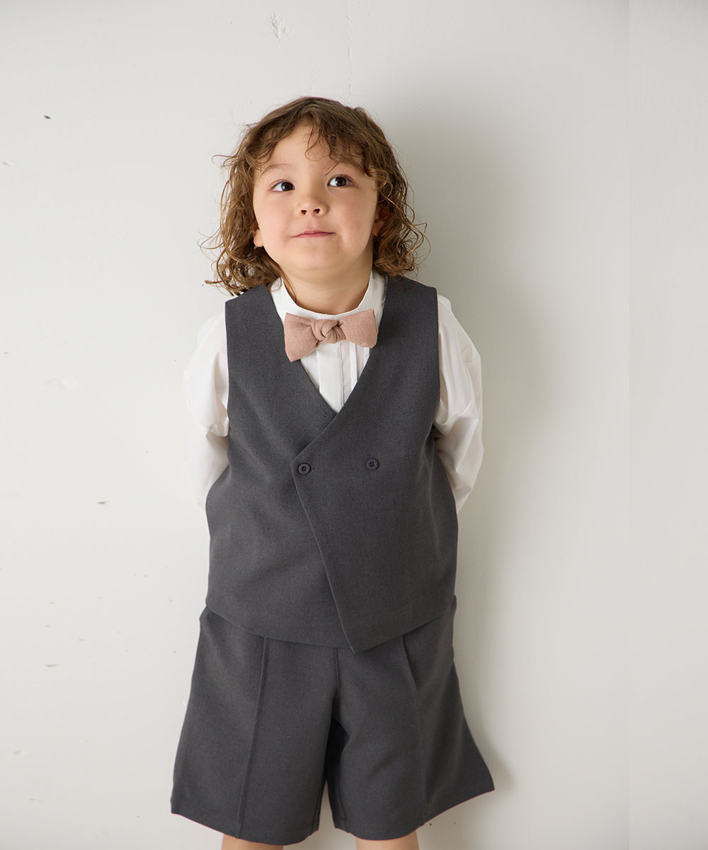 センターシームハーフパンツ(ウエストゴム調整)