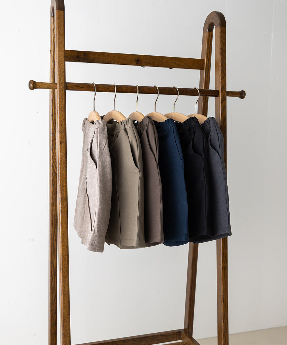 センターシームハーフパンツ(ウエストゴム調整)