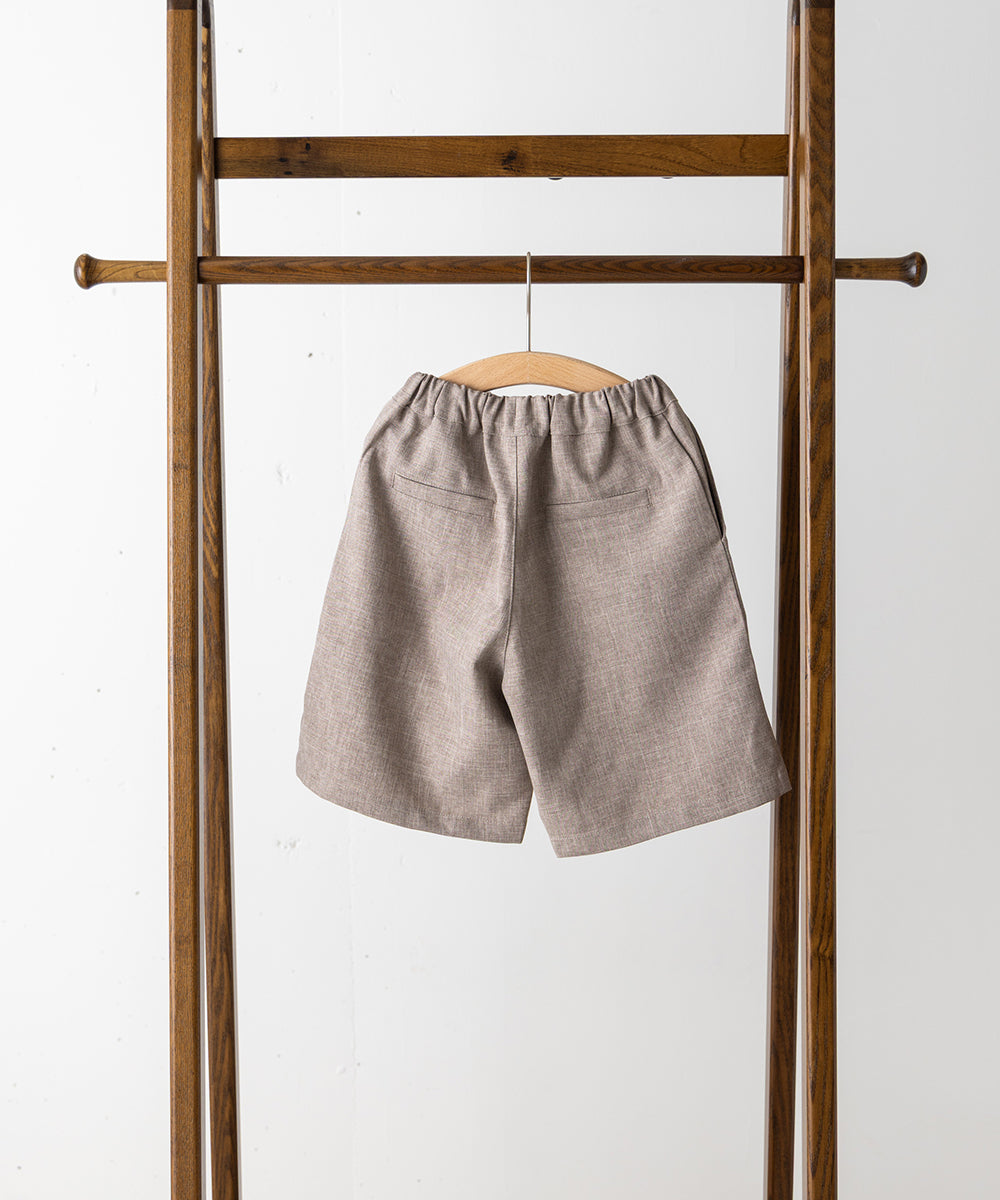 センターシームハーフパンツ(ウエストゴム調整)