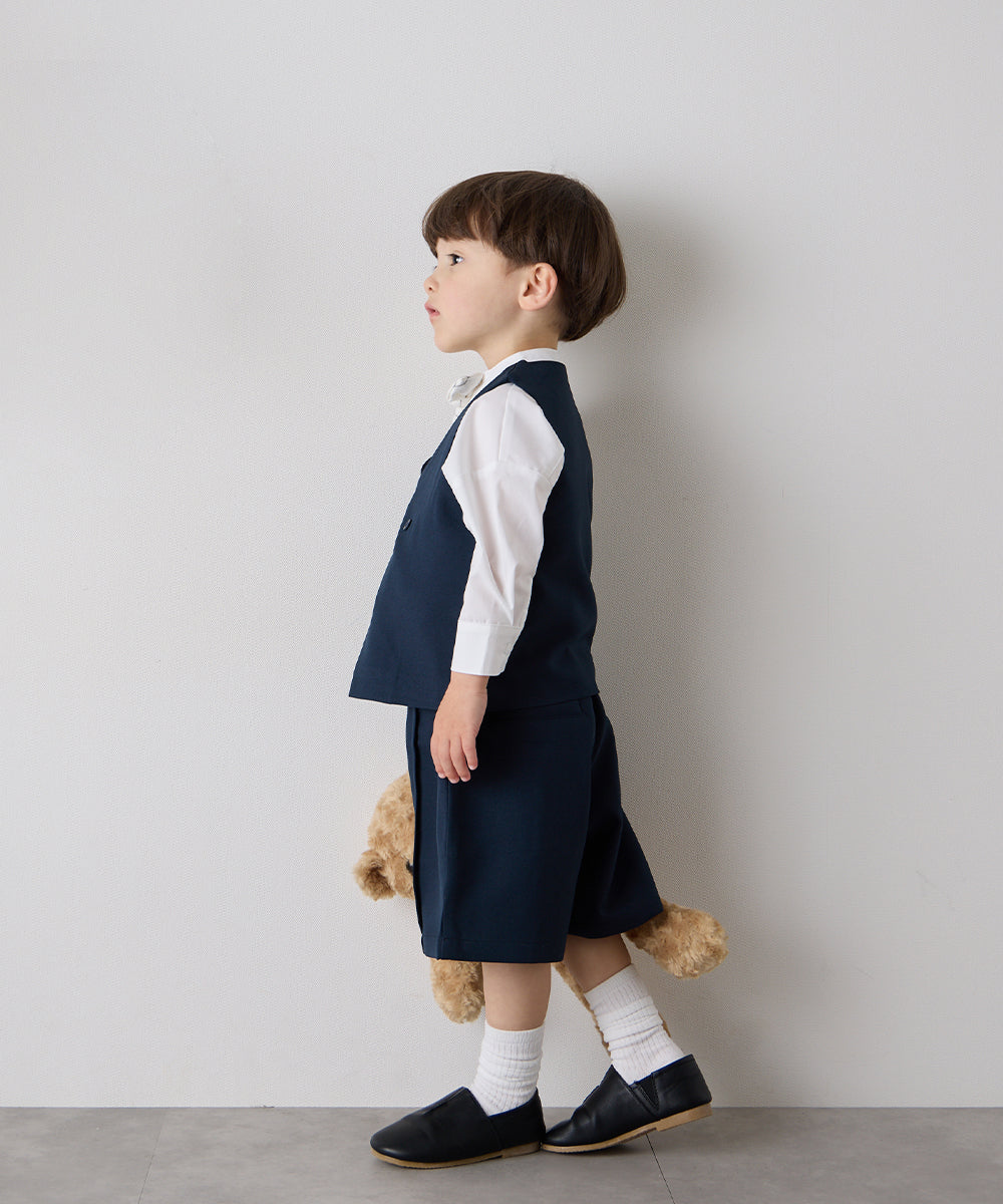 センターシームハーフパンツ(ウエストゴム調整)