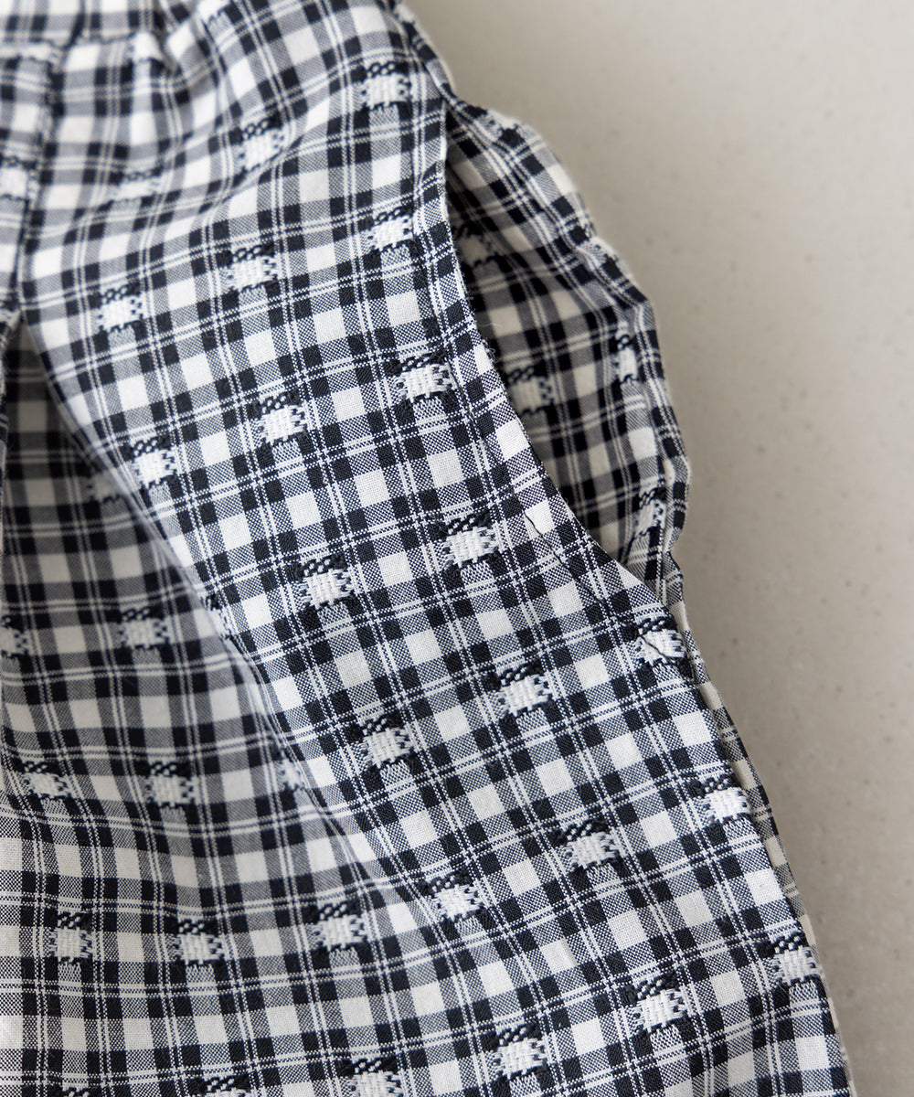 チェックタックショートパンツ