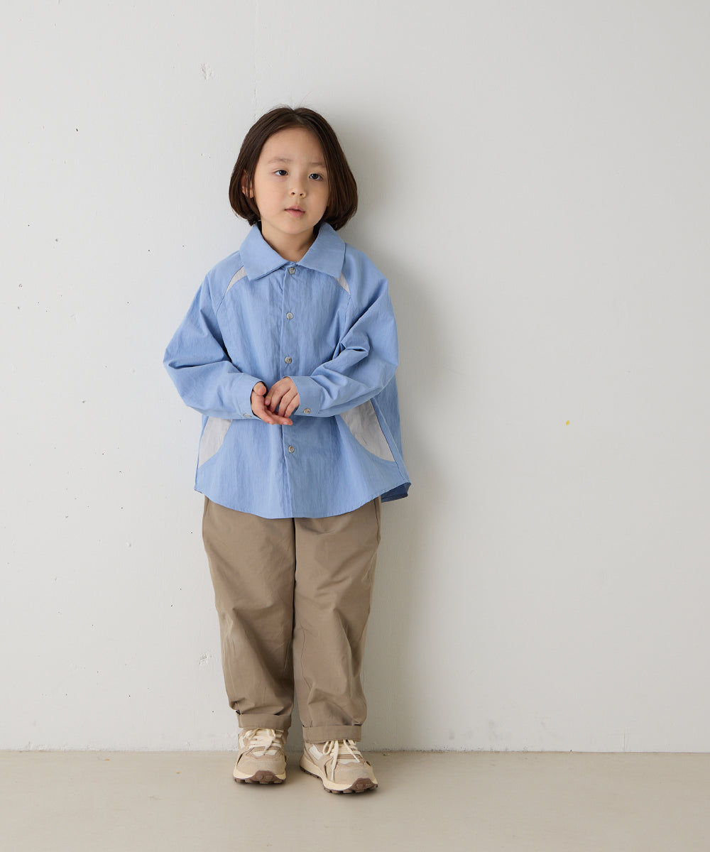 撥水カーブシルエットパンツ