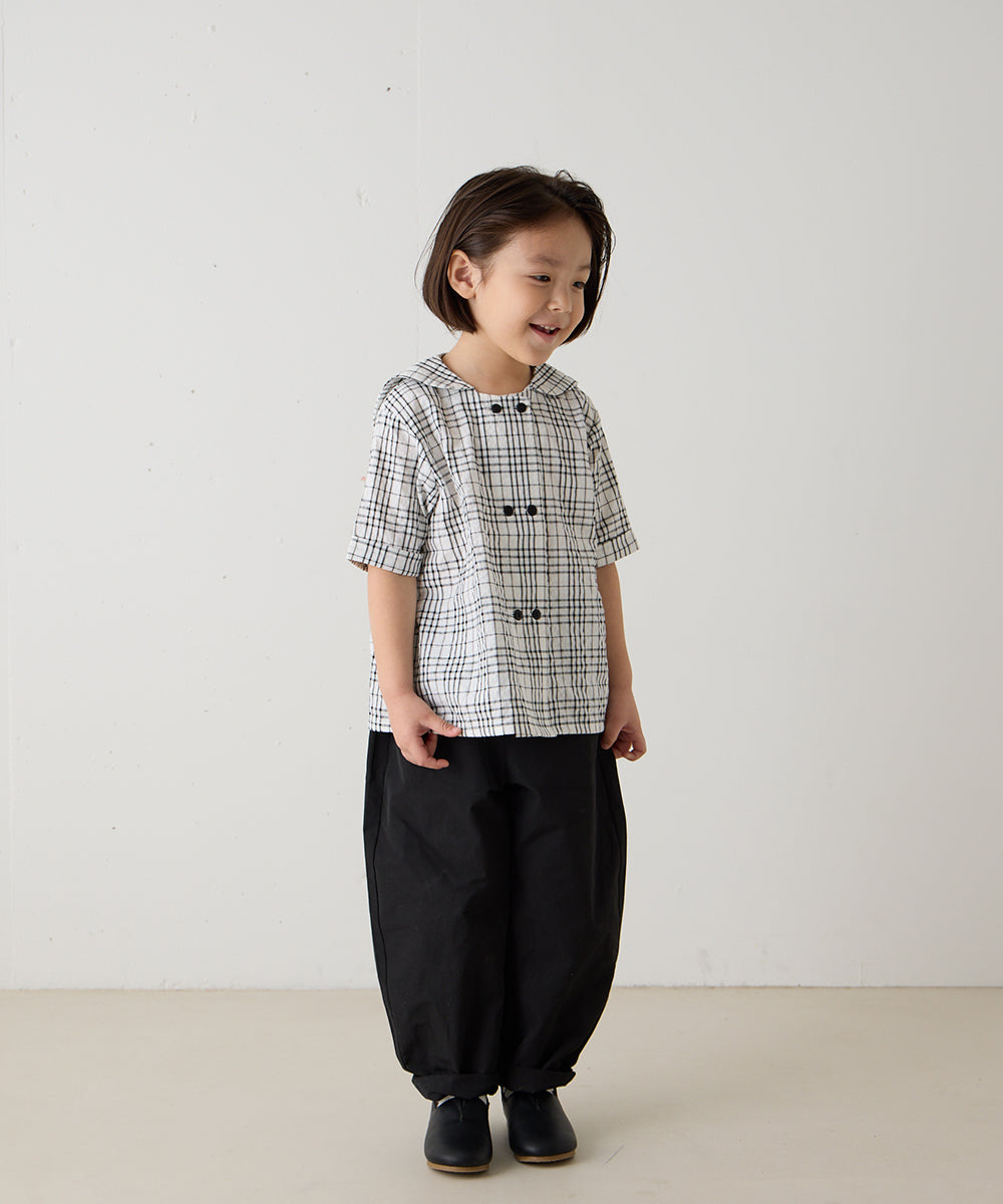 撥水カーブシルエットパンツ