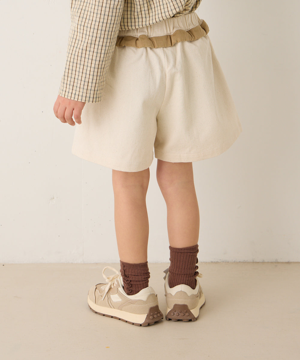 ウエストデザインショートパンツ