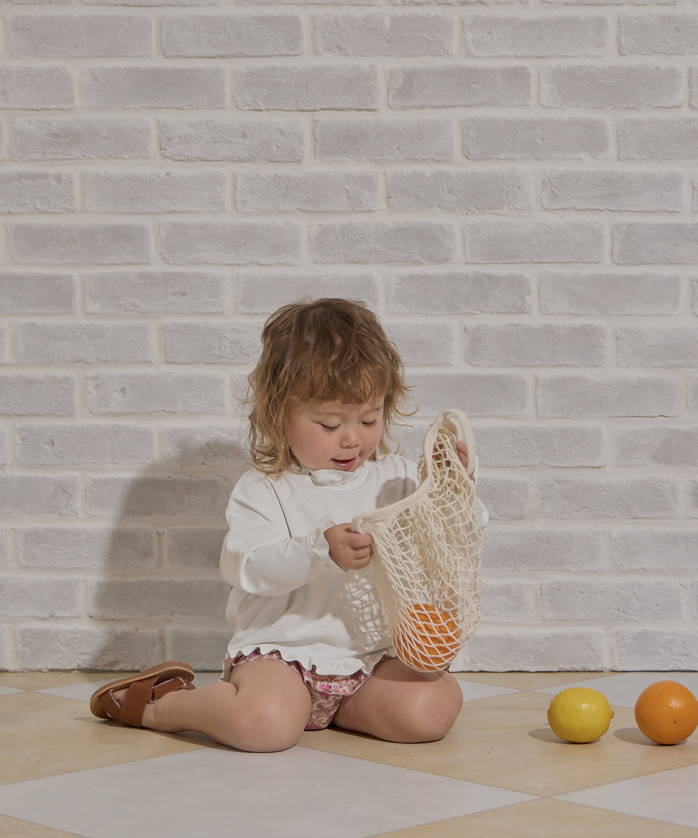 UVカットフリルラッシュガード(UPF50+)