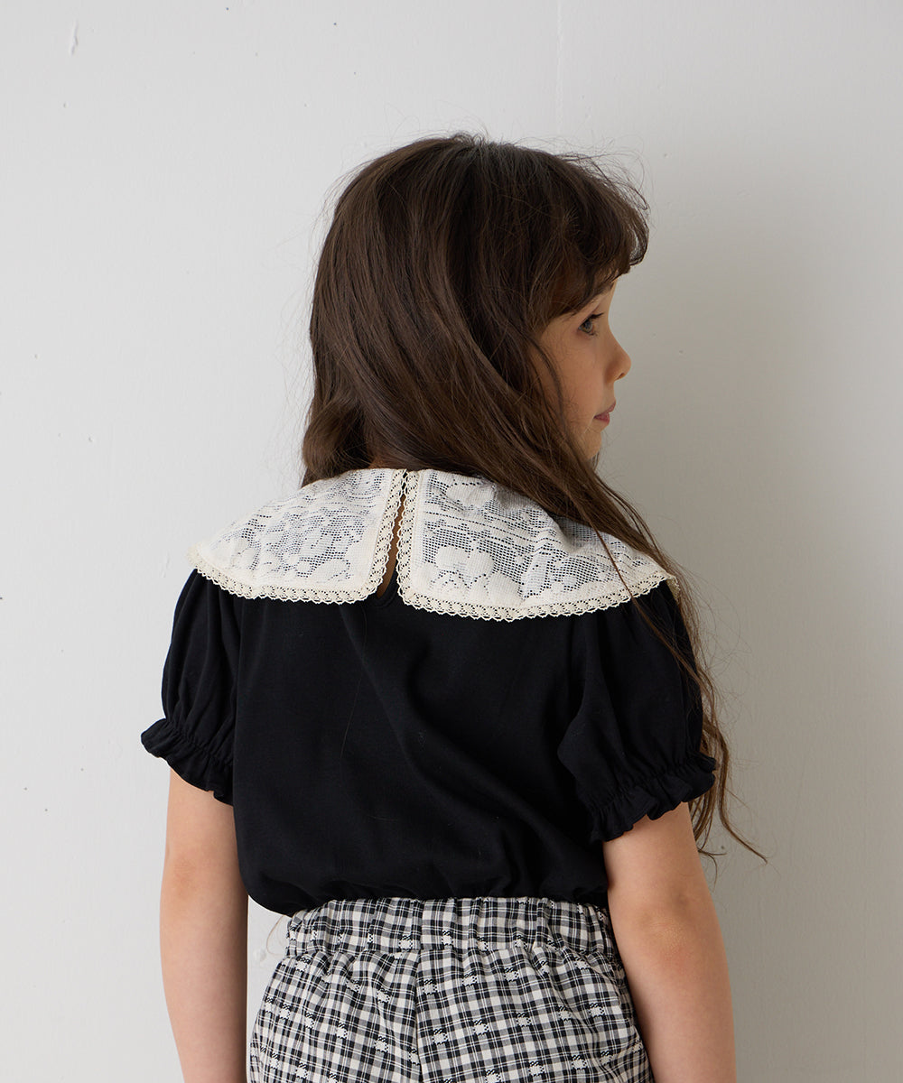 レースビッグカラートップス