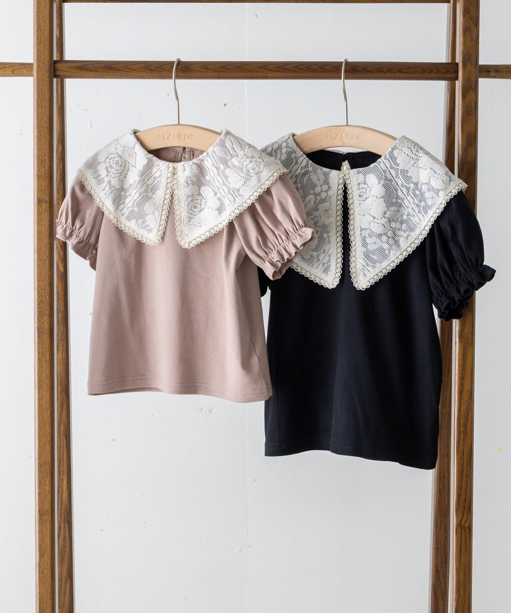 レースビッグカラートップス