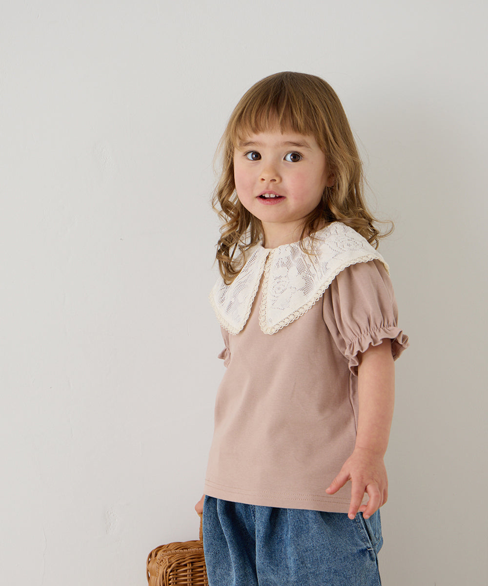 レースビッグカラートップス