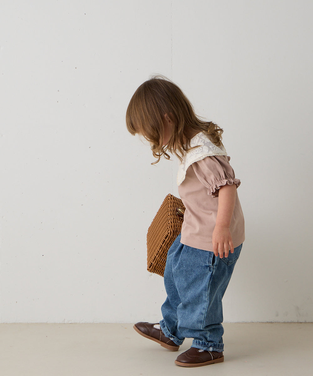 レースビッグカラートップス