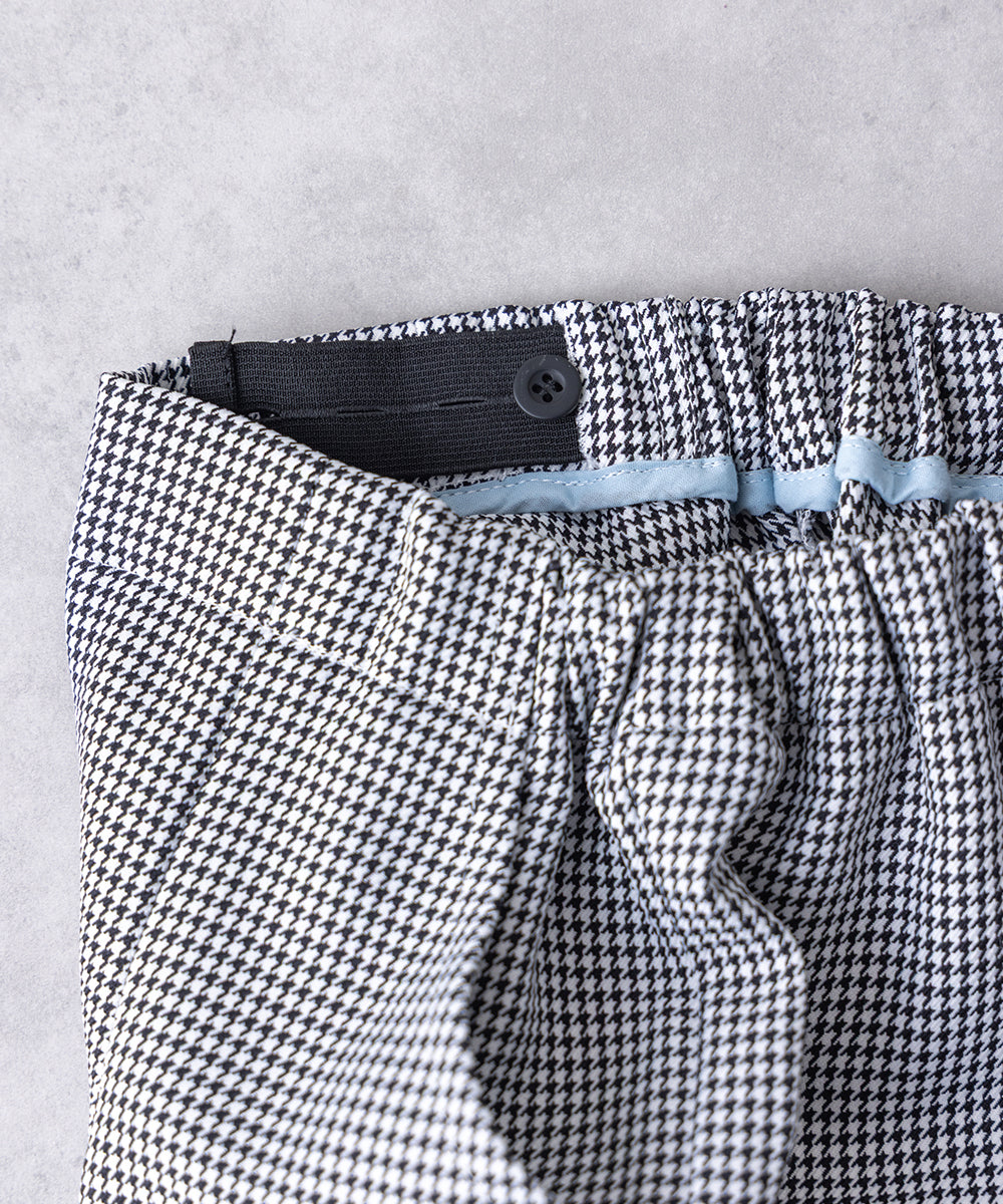 千鳥格子シングルノーカラーセットアップ