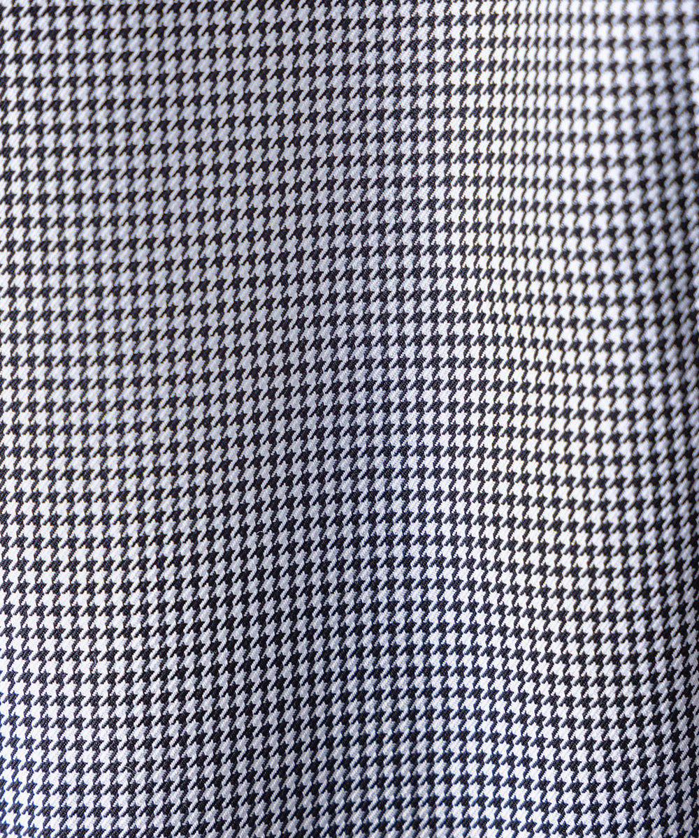 千鳥格子シングルノーカラーセットアップ