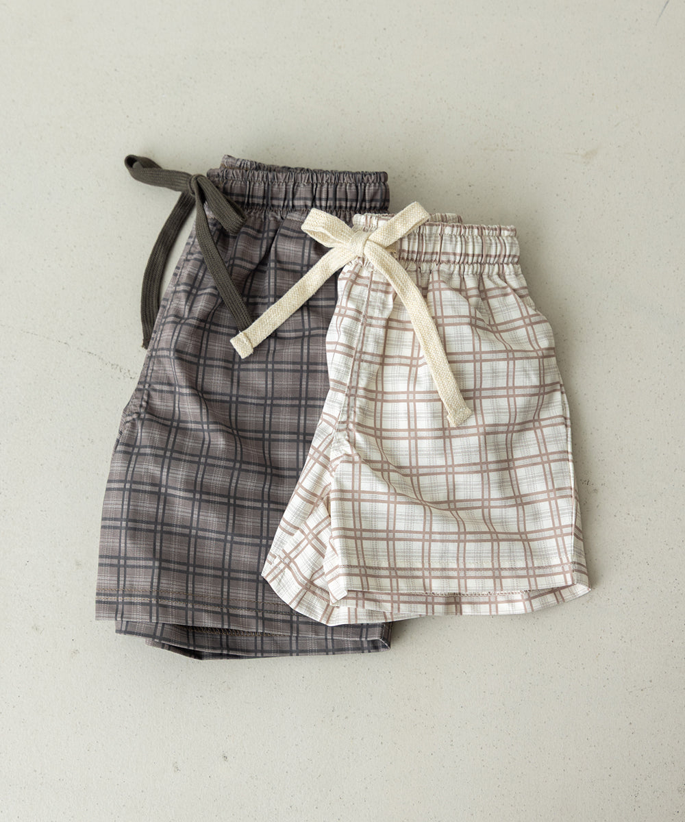 【cocoコラボ】チェック柄水陸両用スイムセットアップ