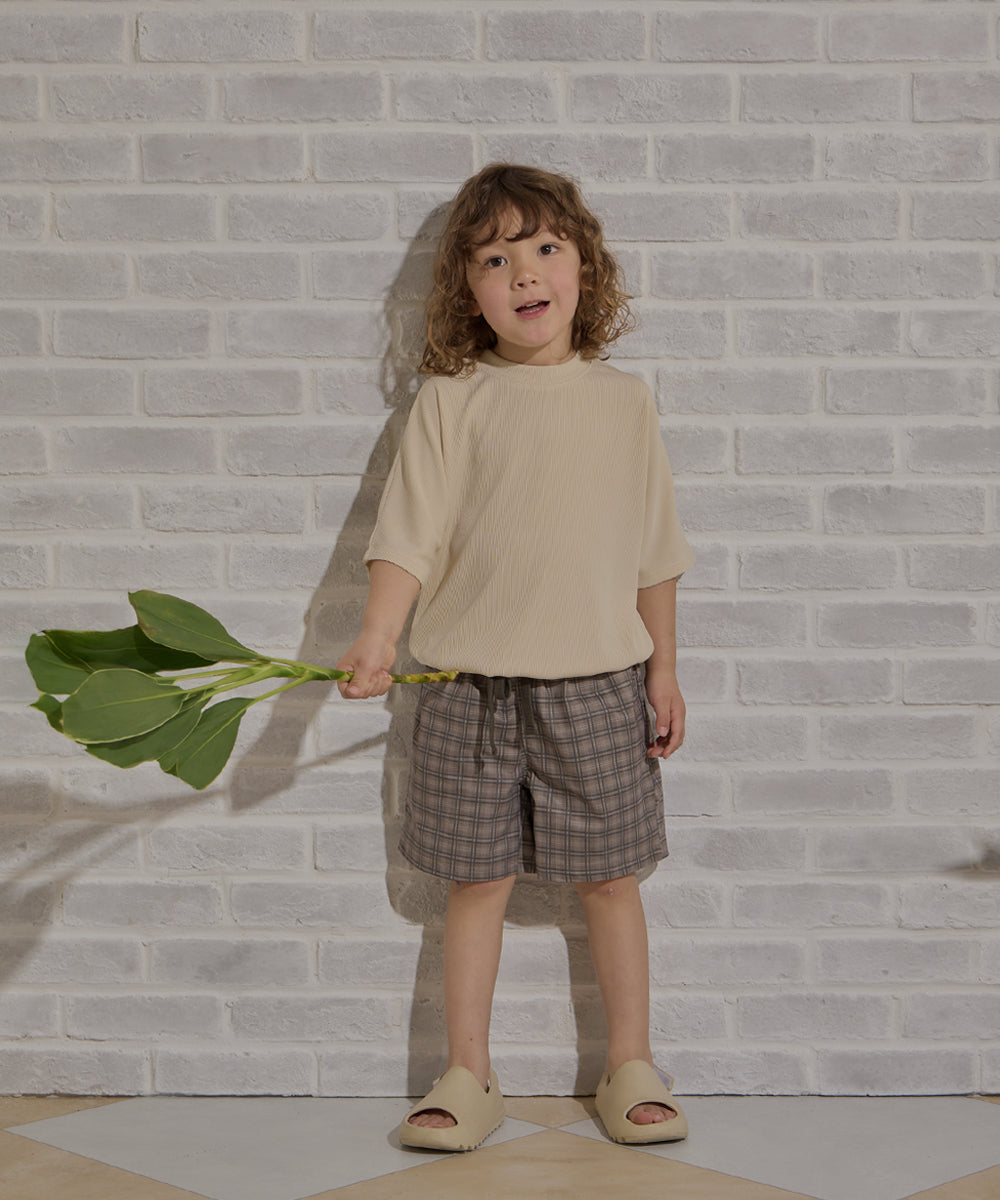 【cocoコラボ】チェック柄水陸両用スイムセットアップ