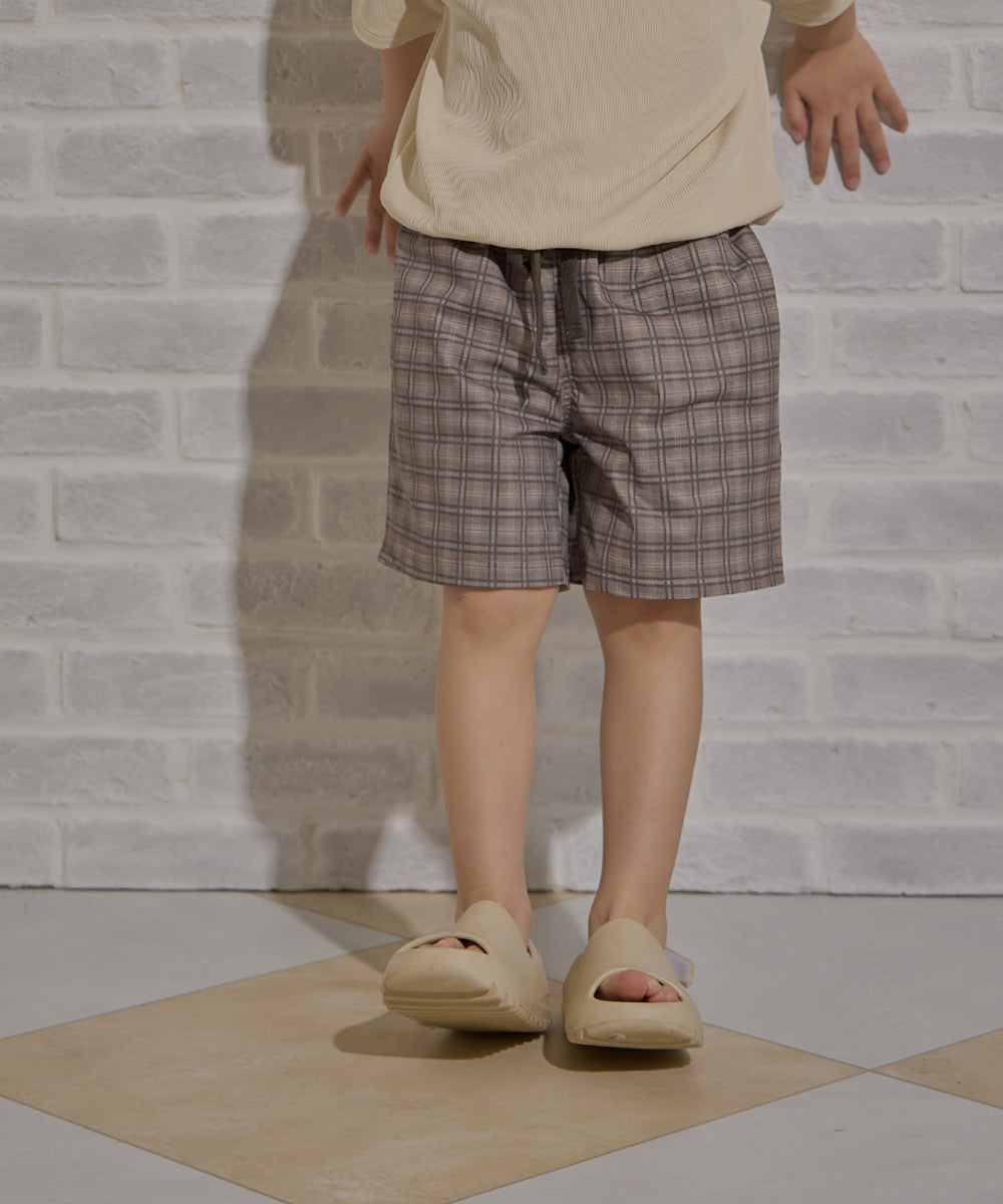 【cocoコラボ】チェック柄水陸両用スイムセットアップ