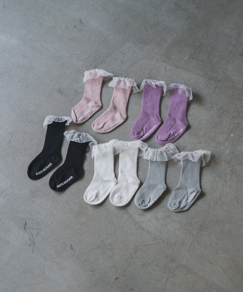 チュールフリルソックス
