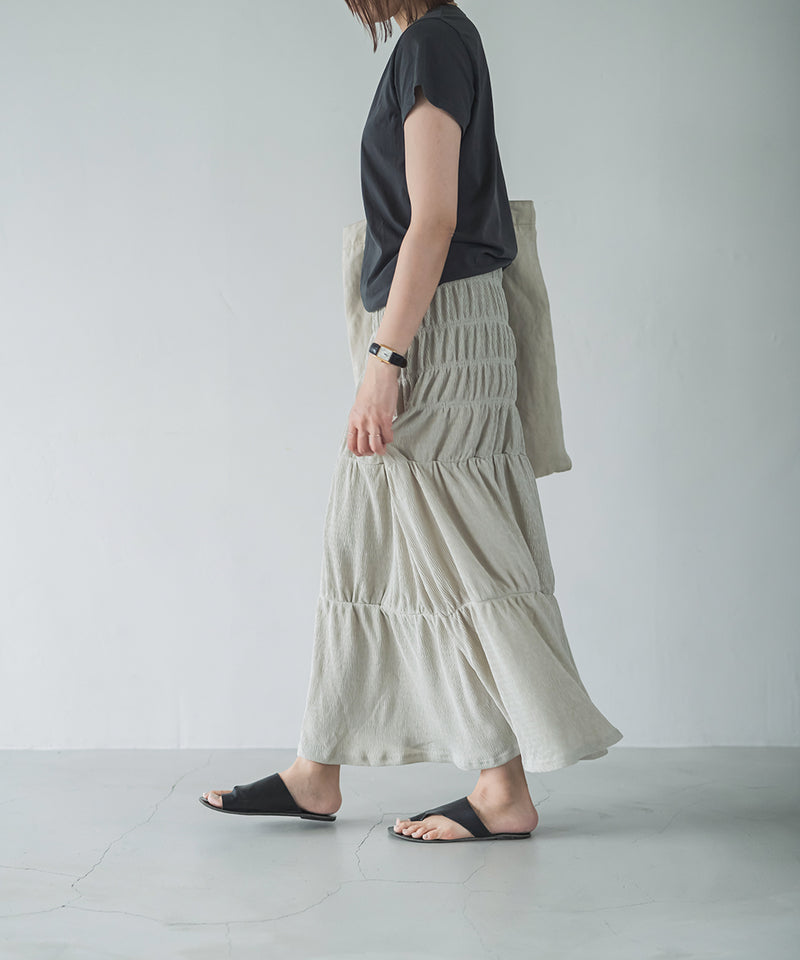 【MOM】シャーリングスカート