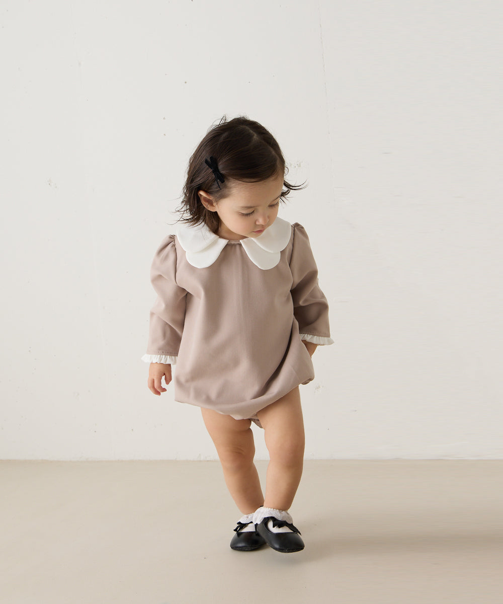 【リンクコーデ】ダブルカラーセレモニーロンパース