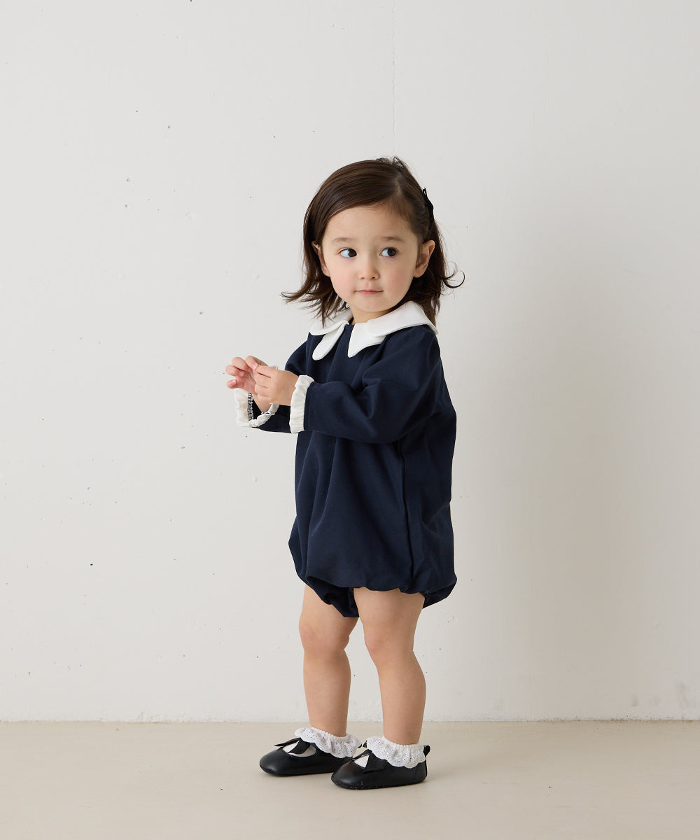 リンクコーデ】ダブルカラーセレモニーロンパース