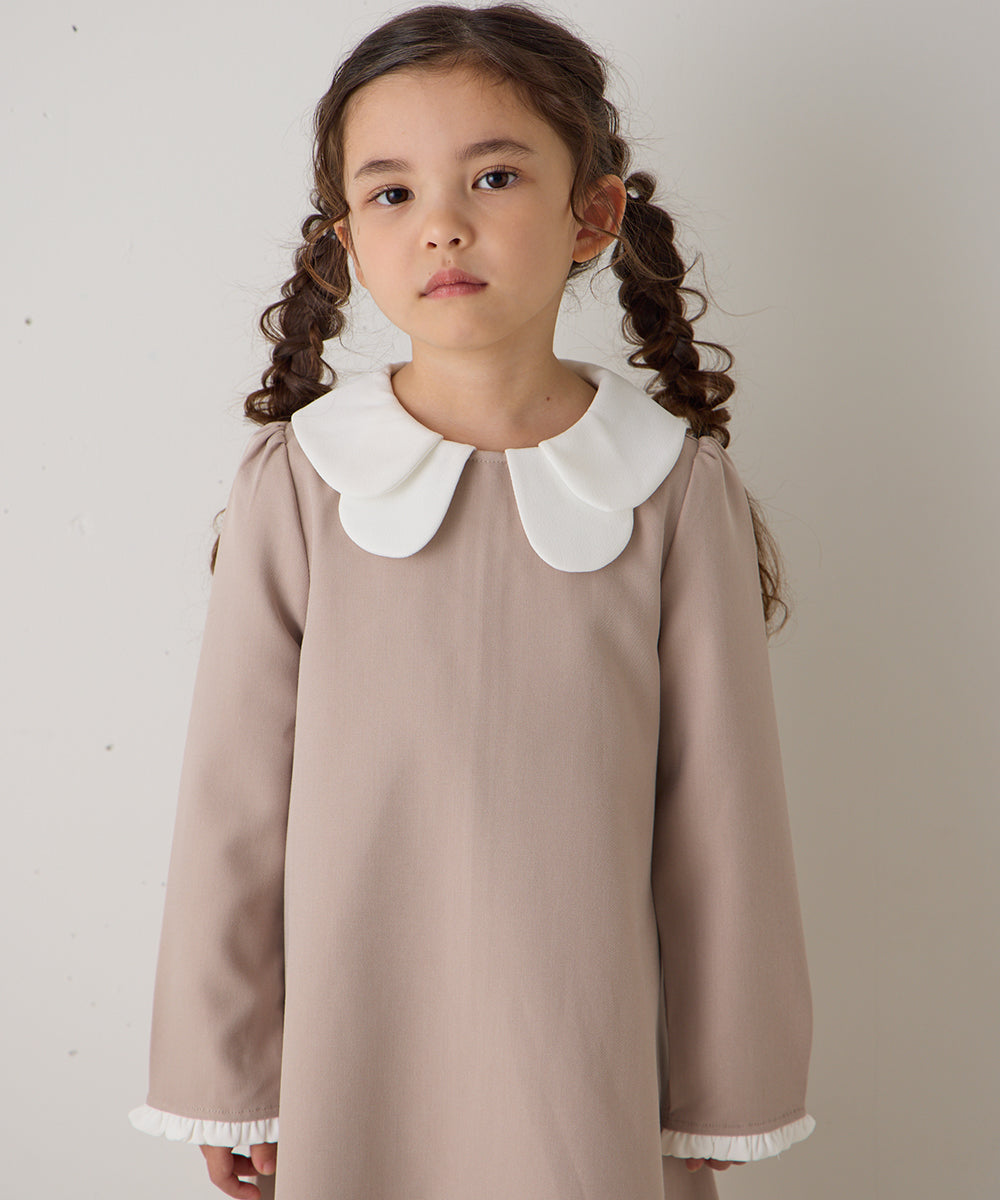 リンクコーデ】ダブルカラーセレモニーワンピース