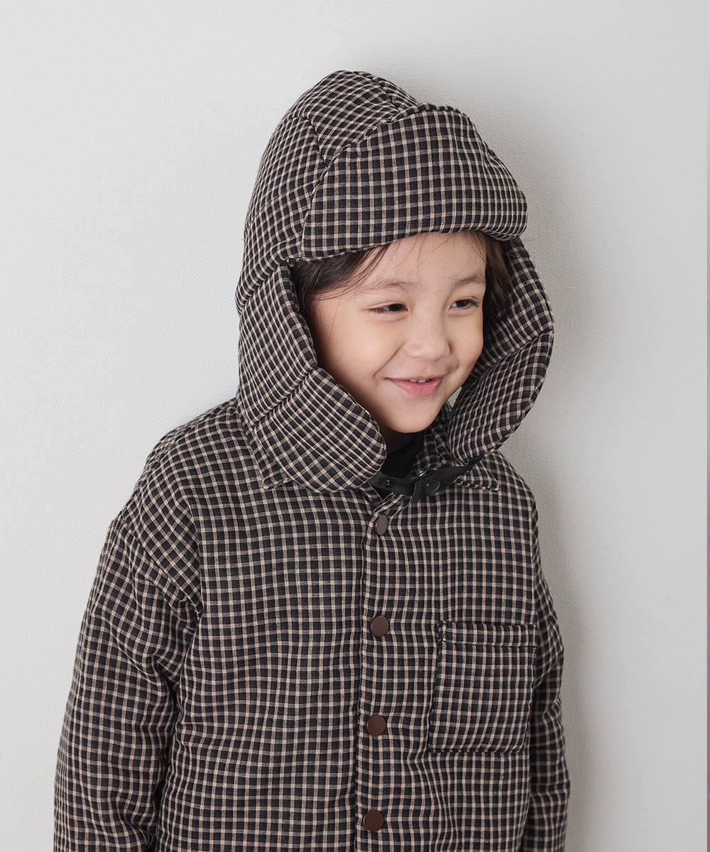 VivienneWestWoodチェック柄フライトキャップ ウール混 チェック柄中綿フライトキャップ