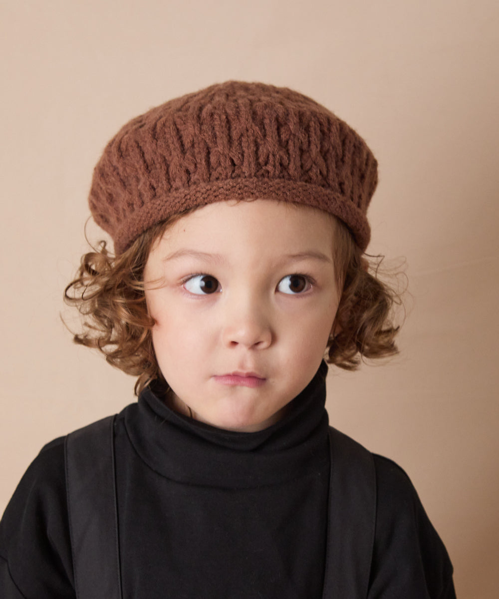 ロールアップニット帽