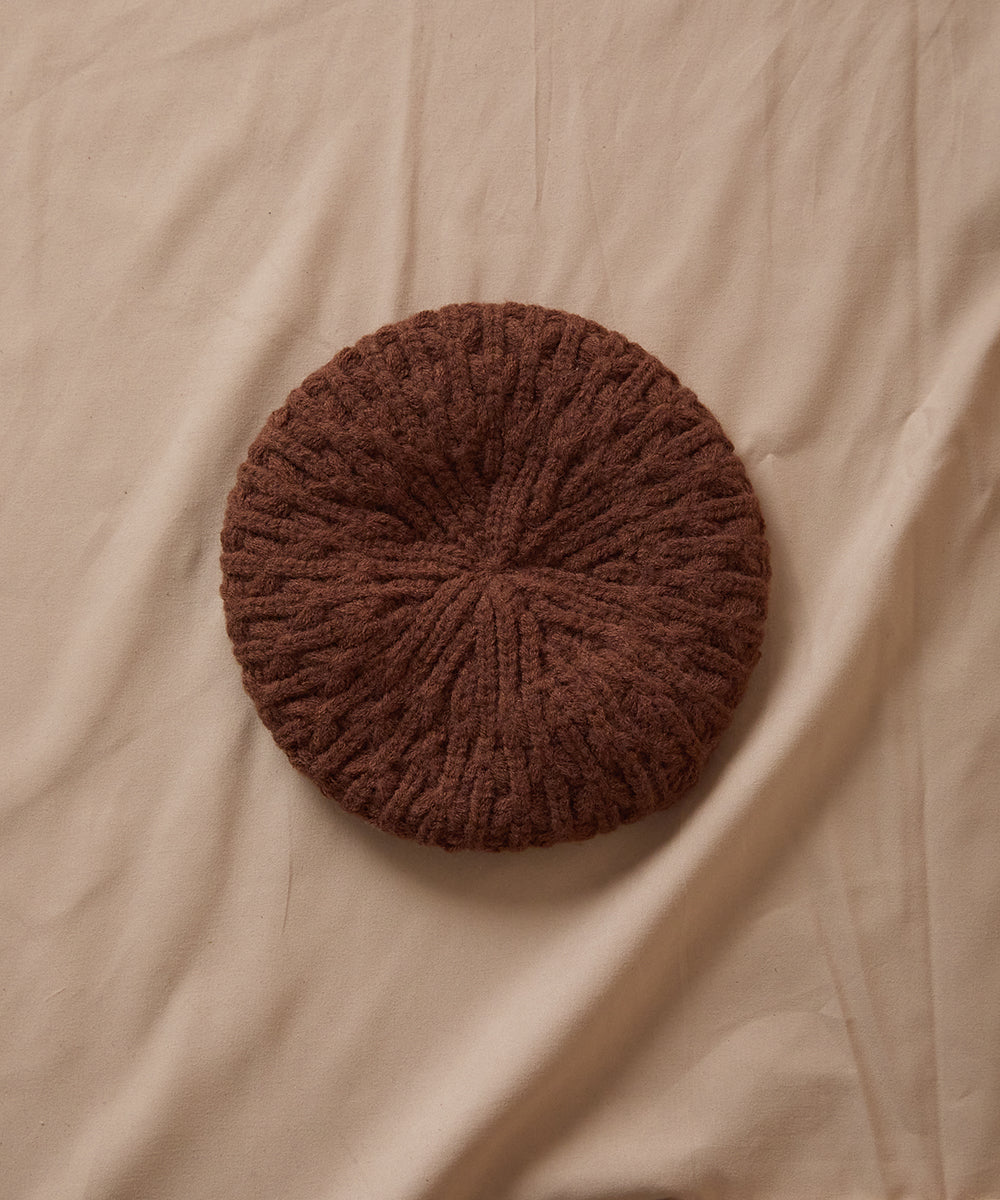 ロールアップニット帽