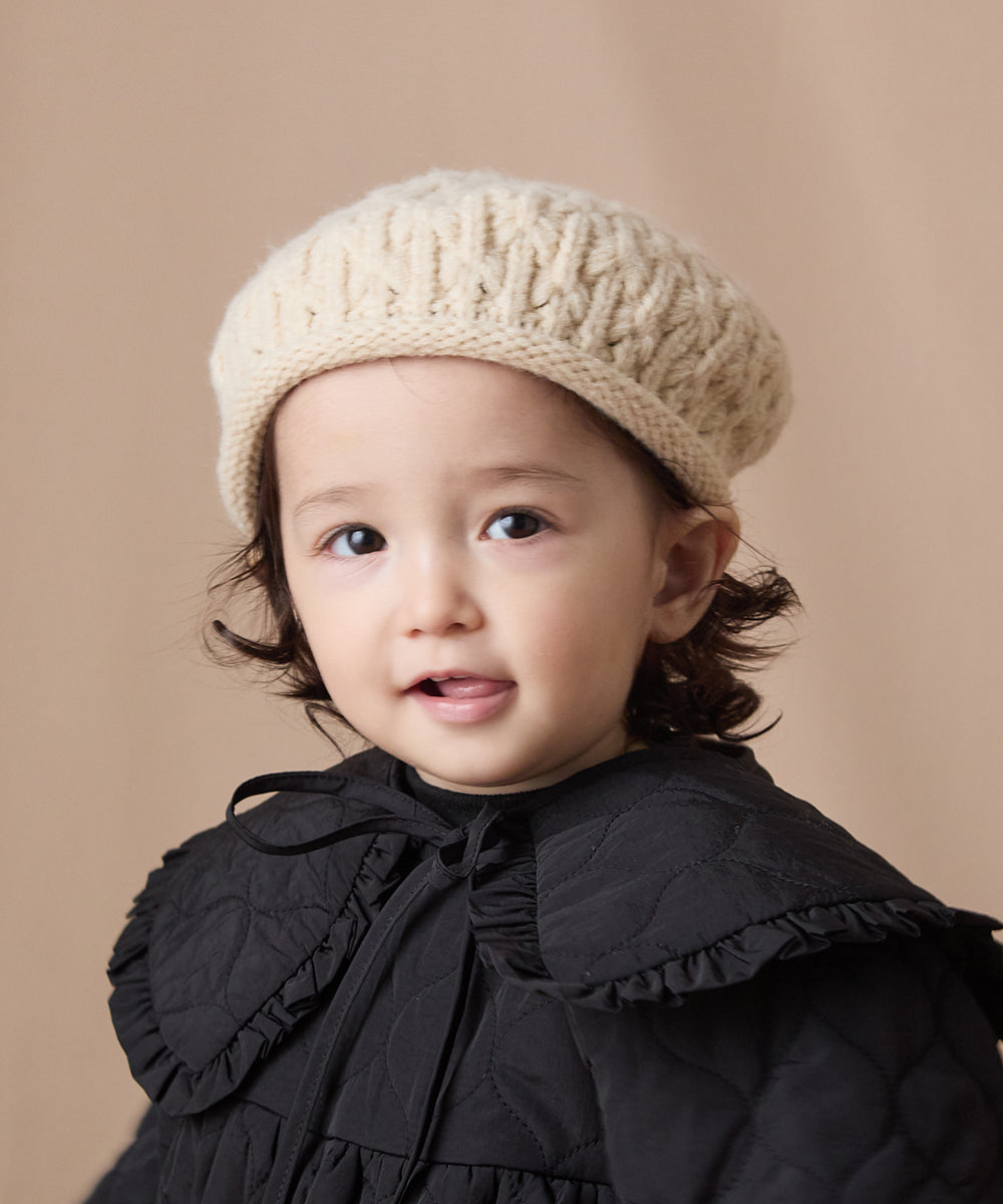 ロールアップニット帽