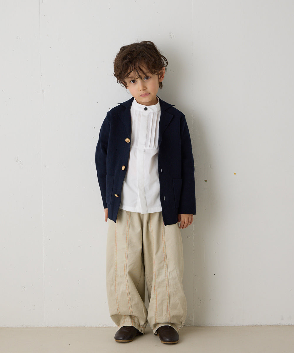 ミラノリブニットブレザー