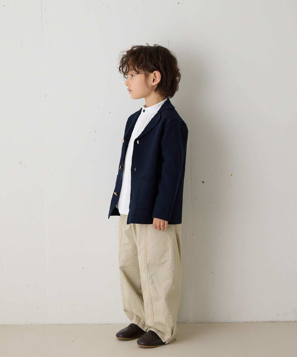 ミラノリブニットブレザー