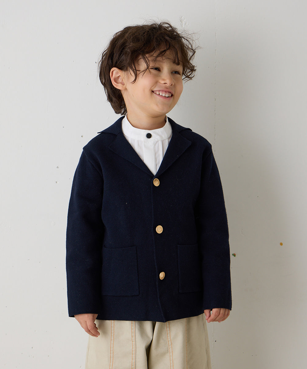 ミラノリブニットブレザー